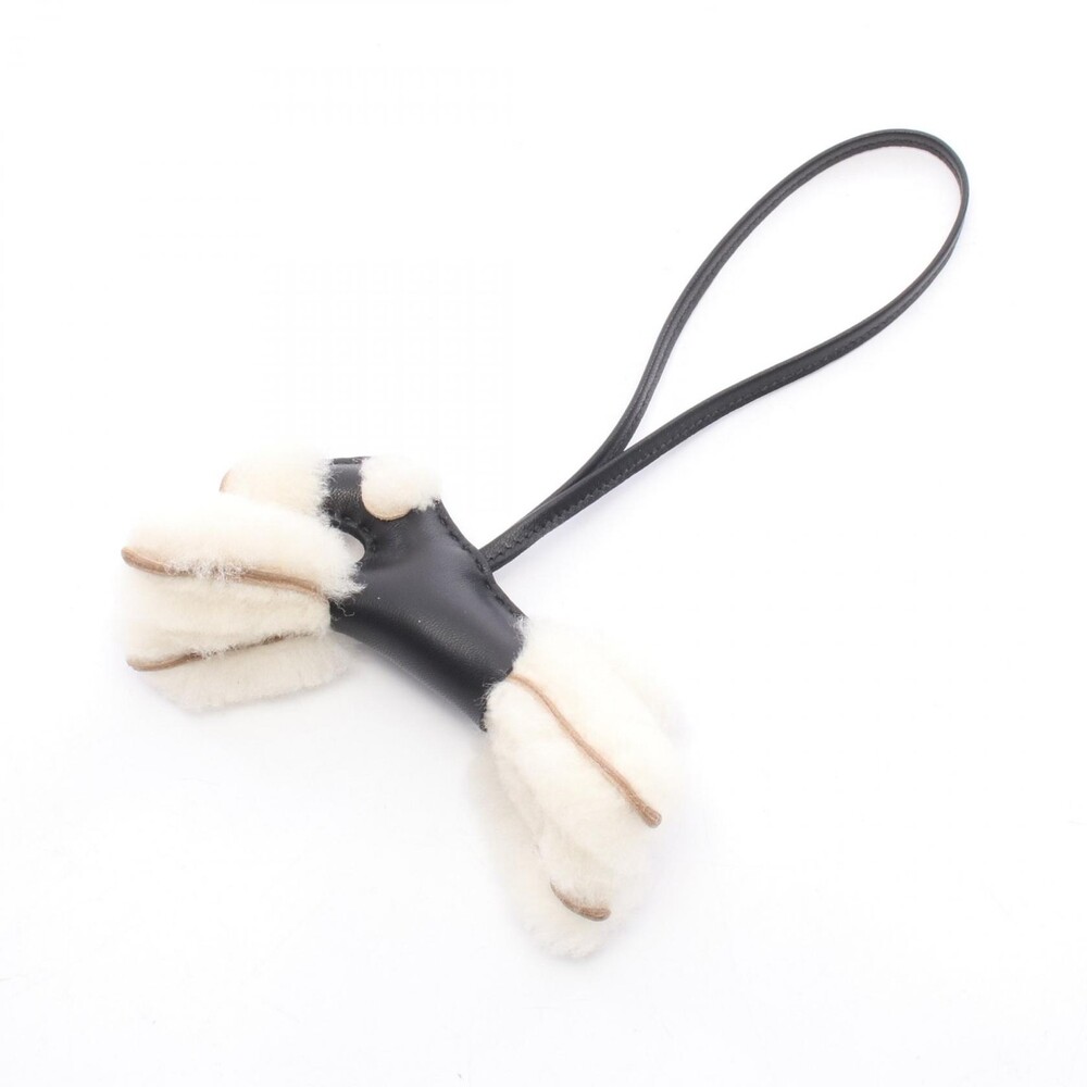 Hermes Buddy Bag Charm G Agneau Milo #334854H12B